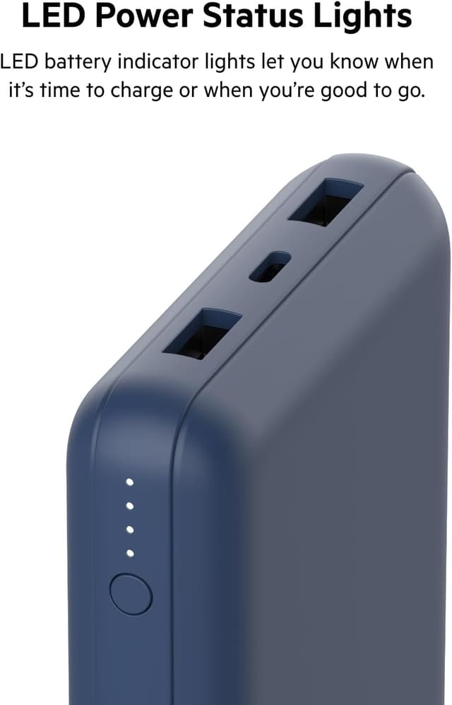 Thumbnail 4 de Belkin Cargador Portátil 20K mAh 🔋 USB-C para Galaxy y Más