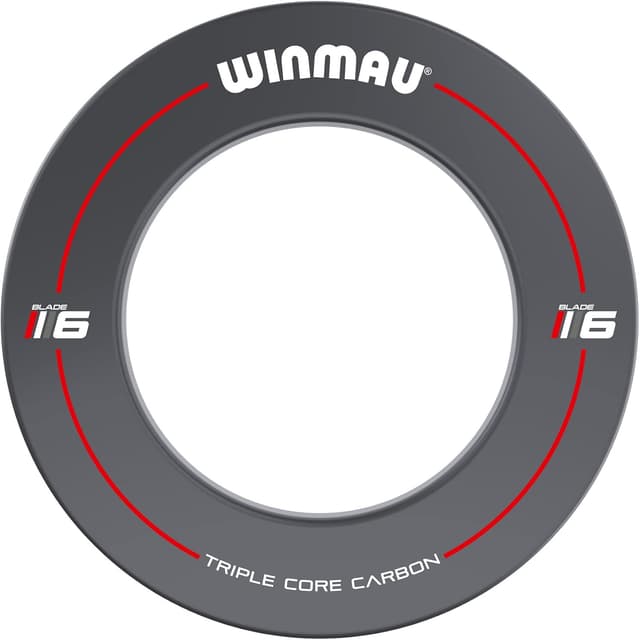 Detalle de Winmau Pro-Line Surround: protezione e bordo per freccette, diametro 43,6 cm (interno) / 67,5 cm (esterno)