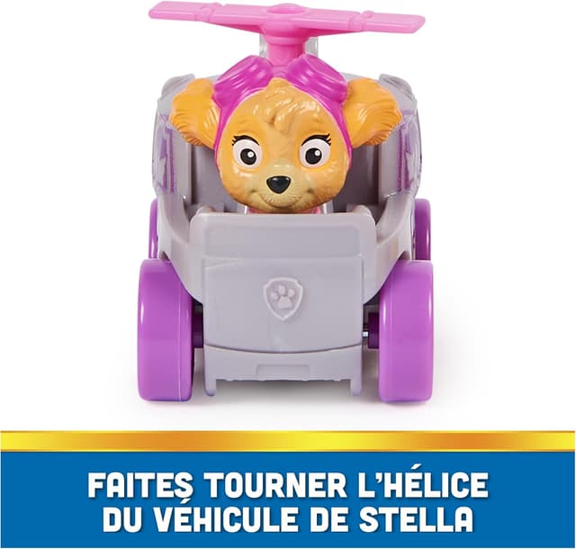 Detalle de Coffret Cadeau Paw Patrol Pat Patrouille – 6 Racers Pup Squad (voitures + chiots) à collectionner