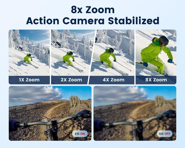 Detalle 2 de Camlance Action Cam 4K60FPS mit 128 GB