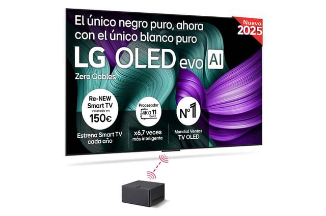Detalle de LG OLED83M59LA Smart TV OLED evo AI M5 83" 4K 2025