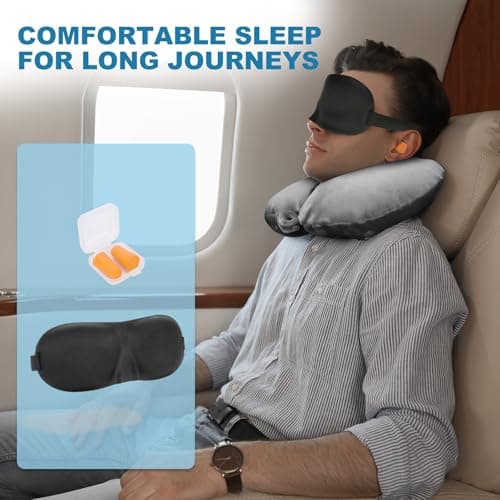 Thumbnail 6 de Cirorld Almohada de Viaje Hinchable 3-5 respiraciones