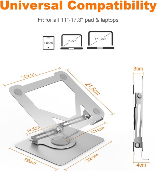 Detalle 2 de GRIFEMA GB1050 Laptop Stand 11-17"