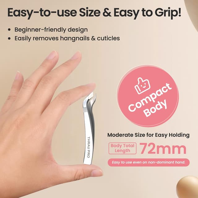 Detalle 2 de THRAU Mini coupe-cuticules précis