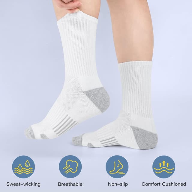 Detalle de Felicigeely Athletic Crew Socks 6-9