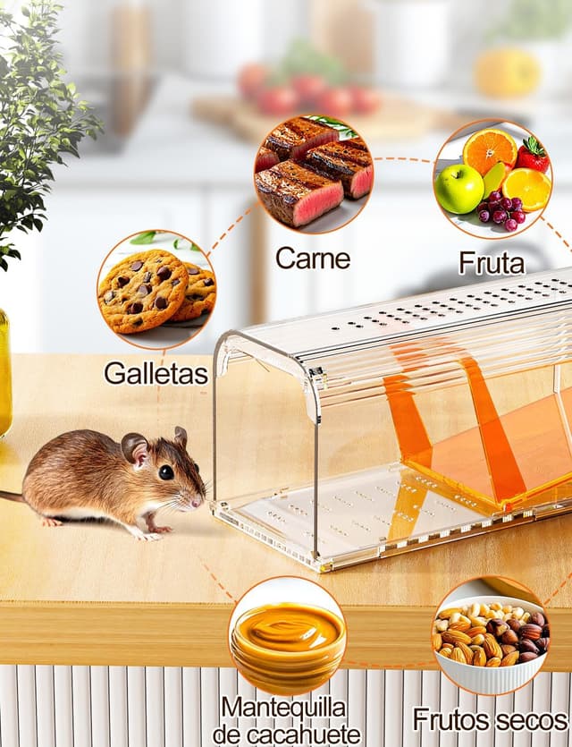 Detalle de TAKRINK Trampa para ratones 2 unidades 1 diseño