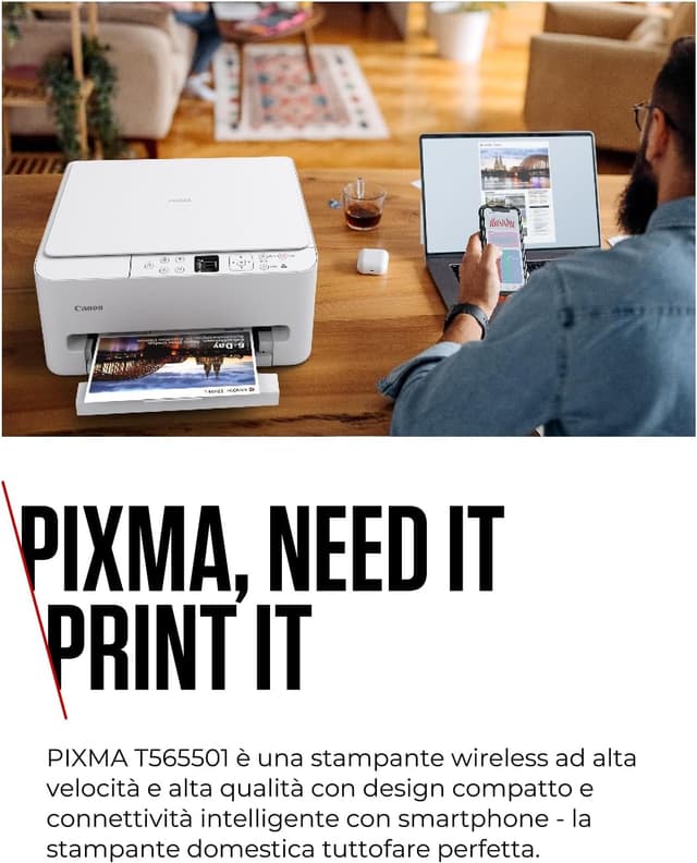 Thumbnail 2 de Canon PIXMA TS6550I stampante multifunzione Wi‑Fi