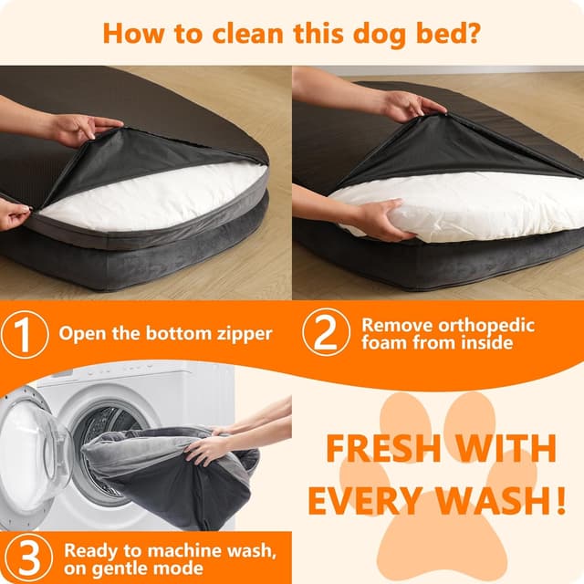 Thumbnail 6 de HMTOPE Orthopädisches Hundebett 106 x 79 x 17 cm