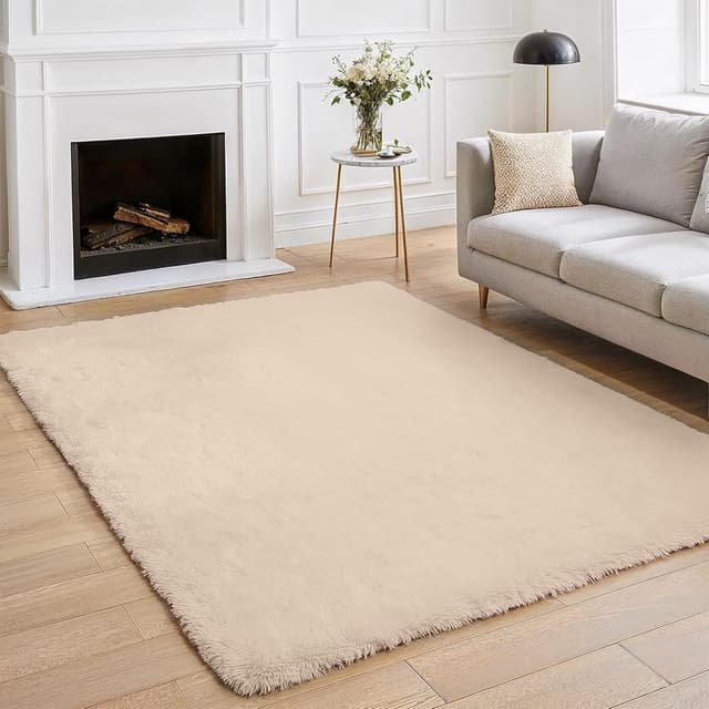 Thumbnail 6 de BEIMO tapis shaggy 120x170 cm beige sable