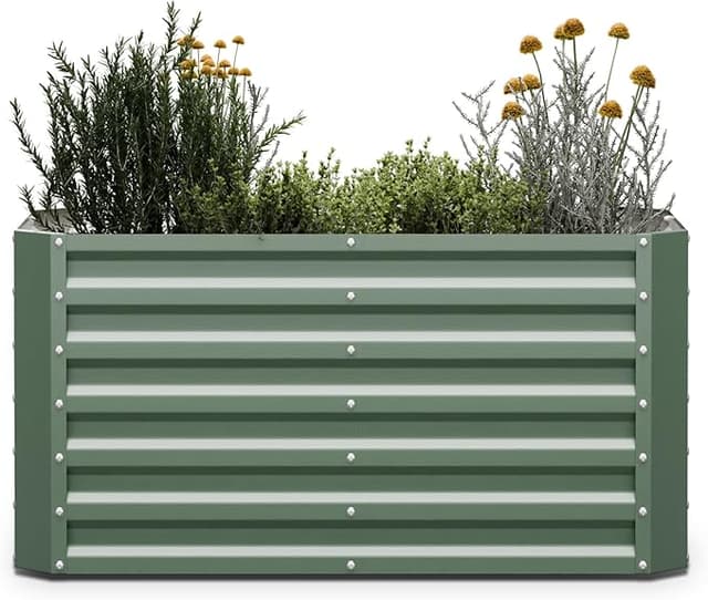 Imagen de blumfeldt High Grow Jardinera Exterior 575L Acero Galvalume 60cm 🌿 en OfertitasTOP