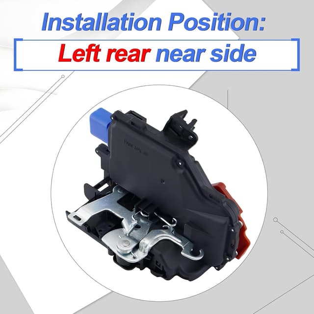 Thumbnail 2 de ERMWALR 7L0839015A Left Rear Door Lock Actuator for VW