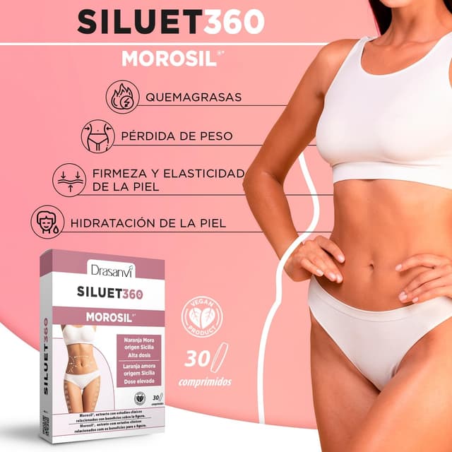 Thumbnail 1 de MOROSIL SILUET 360 🍊 Reductor de grasa, vientre plano, 30 comprimidos