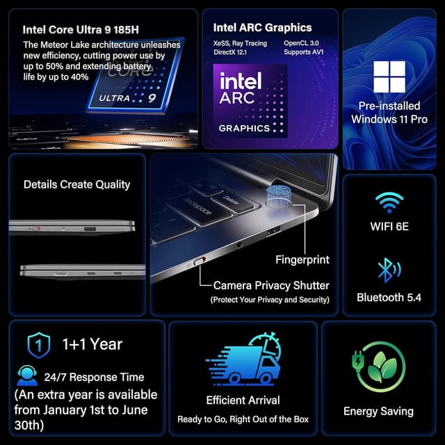 Detalle 2 de GEEKOM GeekBook X14 Pro 2.8K OLED