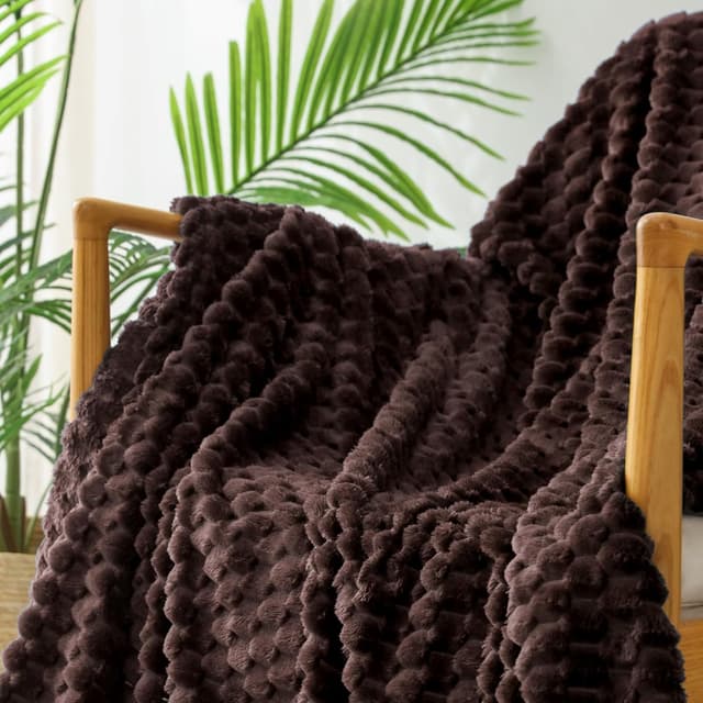 Detalle 1 de King fleece blanket 230x265 cm, extra large