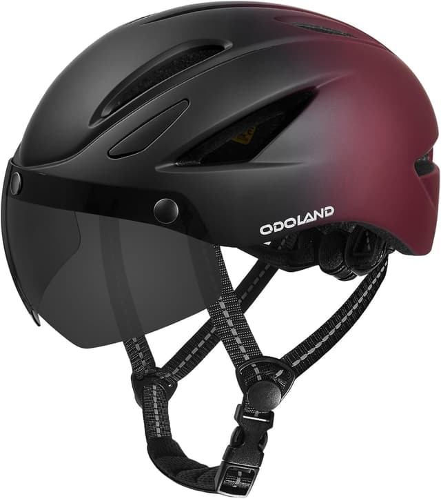Thumbnail 6 de Odoland Fahrradhelm mit Magnetvisier