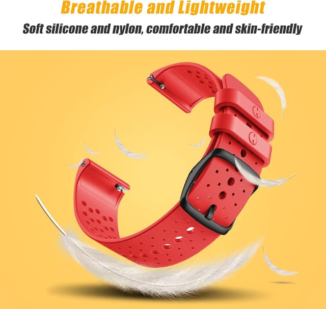 Thumbnail 3 de ANBEST cinturino in silicone sportivo compatibile con Polar Vantage M/M2 e Grit X (sgancio rapido)