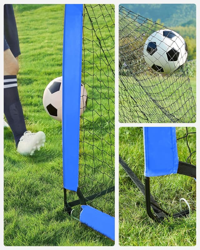 Thumbnail 6 de SONGMICS 2 Pack Kids Folding Football Cage