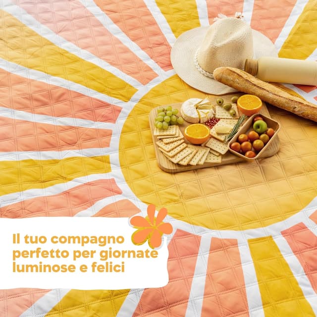 Detalle de Twinzee Coperta Pic Nic Impermeabile XXL 200x200 cm