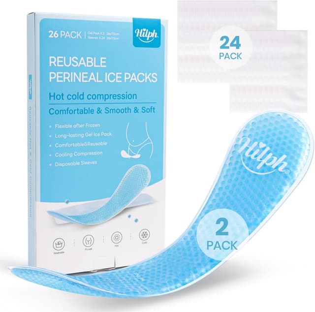 Detalle de Hilph 2 Perineal Ice & Cold Packs 24 sleeves 🩹