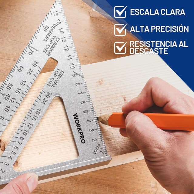 Thumbnail 5 de WORKPRO Escuadra 180mm de Aluminio