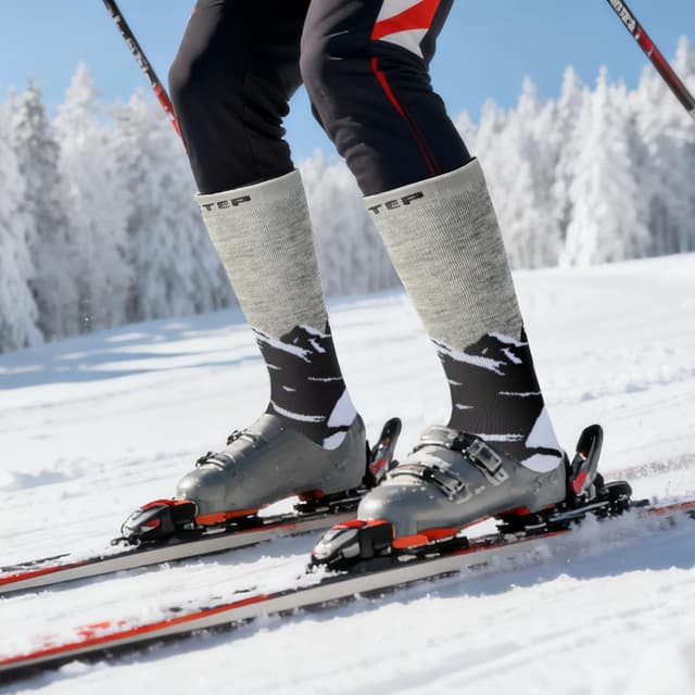 Detalle 2 de LEOSTEP LEOSTEP 2 Ski Kompressionssocken 2 Paar