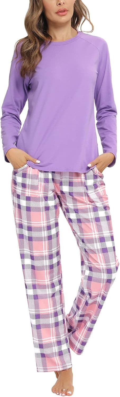 Thumbnail 1 de Uniexcosm Pijama Mujer Largo algodón 2 piezas