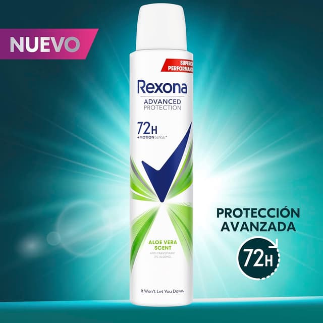 Thumbnail 4 de Rexona Advanced Protection Desodorante Aerosol Mujer Aloe Vera 🌿 Pack 6