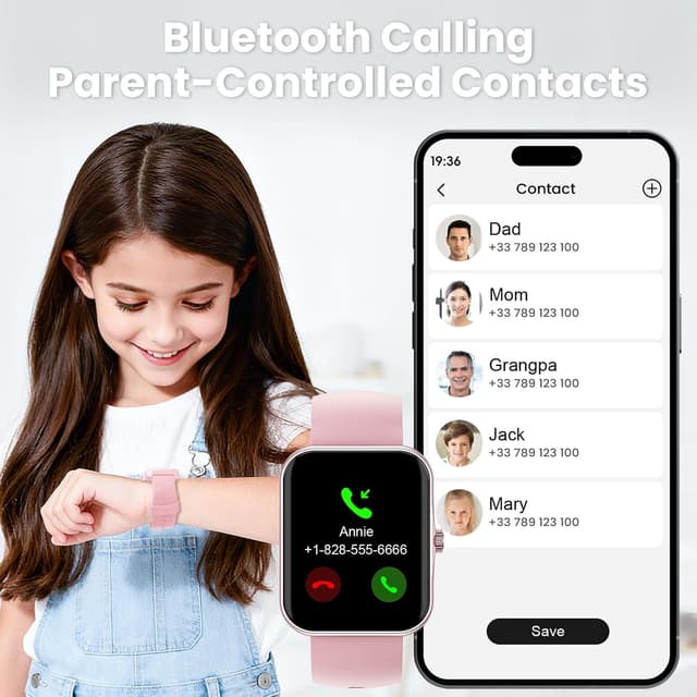 Thumbnail 5 de BJLBOJEY Kids Smart Watch 1.83