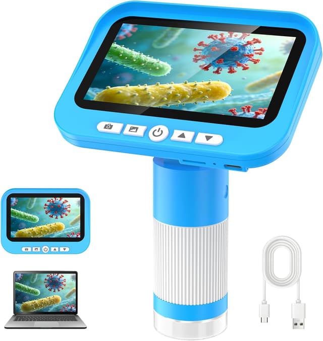 Detalle de FINIBO Digitales Mikroskop 1000X 4,3 Zoll