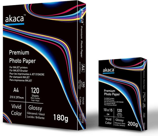 Imagen de akaca Carta Fotografica 120 fogli đź“„ en OfertitasTOP