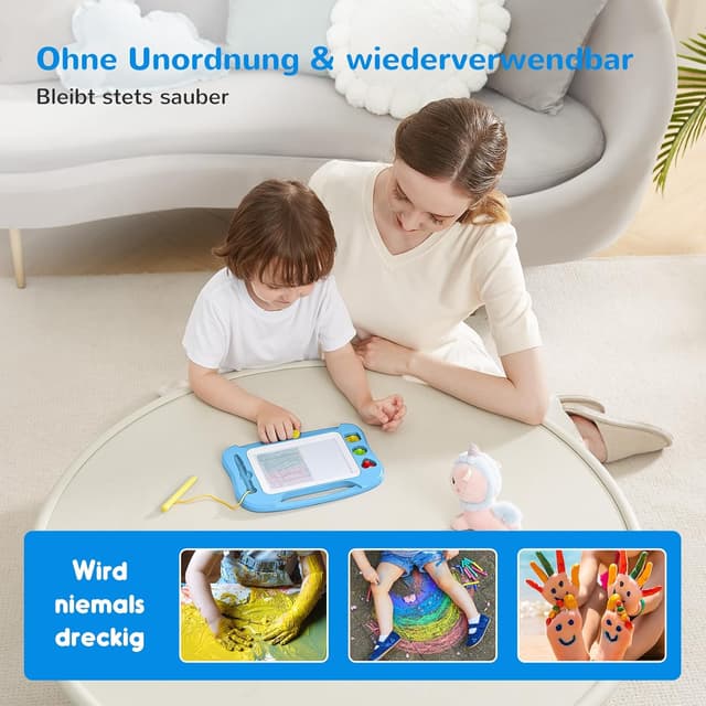 Thumbnail 4 de SGILE Magnetische Maltafel Zaubertafel 25×18 cm 📘