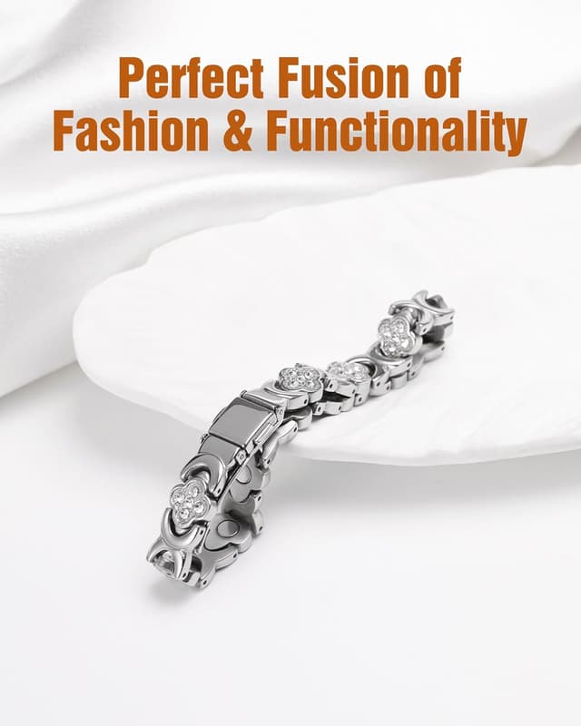 Thumbnail 6 de Jecanori Copper Magnetic Bracelet for Women – adjustable copper link bangle with gift box