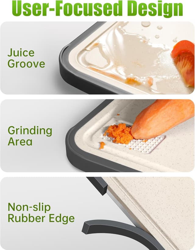 Thumbnail 5 de Washour Titanium Cutting Board 16" 🔪