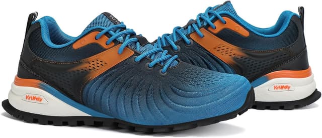 Detalle de Kricely Traillaufschuhe für Herren – leichte Trail- und Straßenschuhe mit atmungsaktivem Mesh
