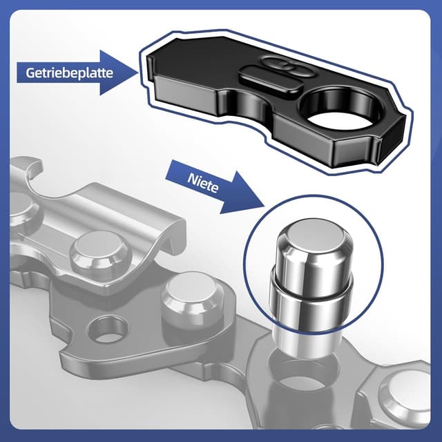 Thumbnail 3 de Aicoya 2 Catene motosega 50cm 76 maglie