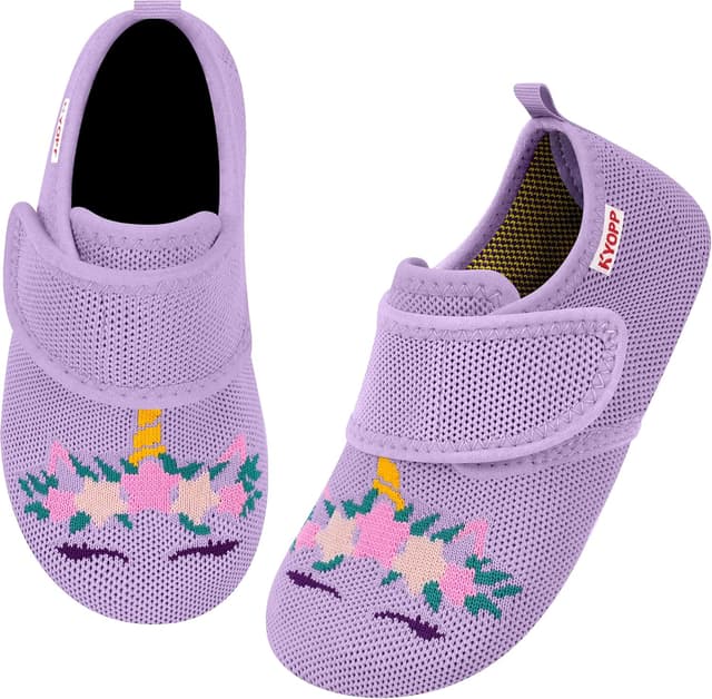 Detalle de Kyopp Kinder Barfußschuhe mit Klett, rutschfest