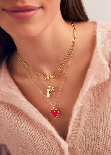 Detalle 2 de SINGULARU Collar Mini Twist 45 cm baño oro