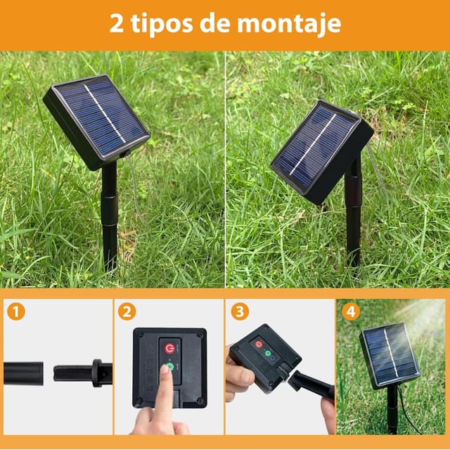 Thumbnail 4 de Peasur Guirnaldas Luces Exterior Solar 36 m