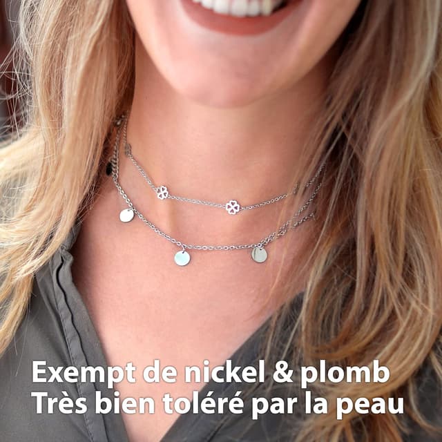 Thumbnail 3 de BONNYBIRD Collier Boheme Acier Inoxydable