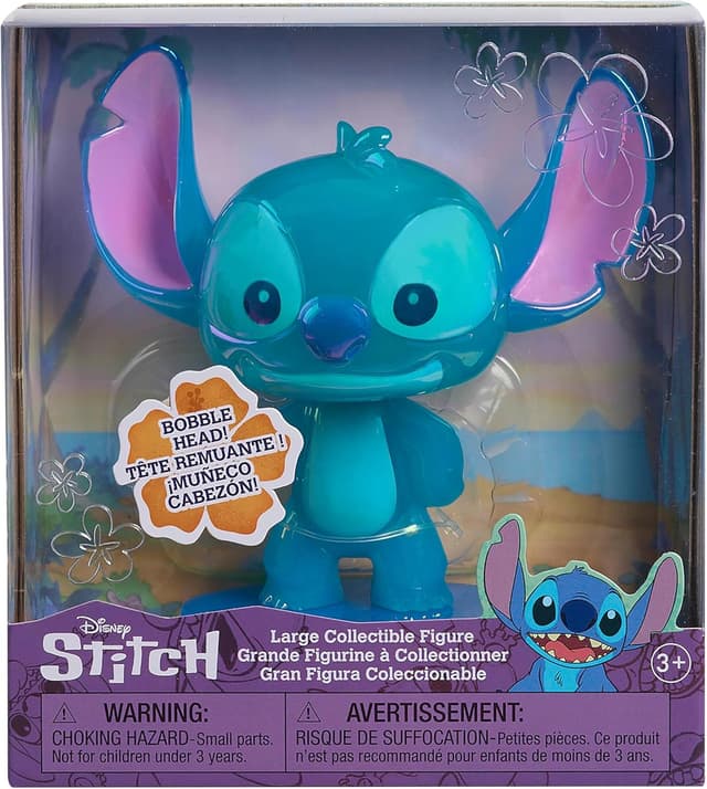 Detalle de Disney Stitch Large Collectible Stitch Figure (5 Inch) von Just Play – Bobble-Head Spielzeug ab 3 Jahren