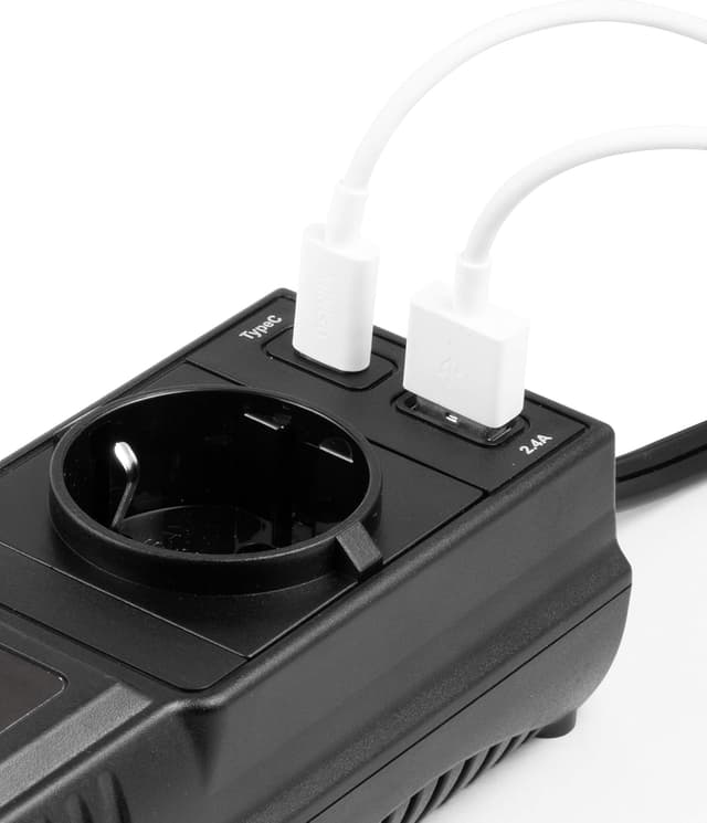 Detalle 1 de Technaxx Onduleur de voiture 200W 12V-230V