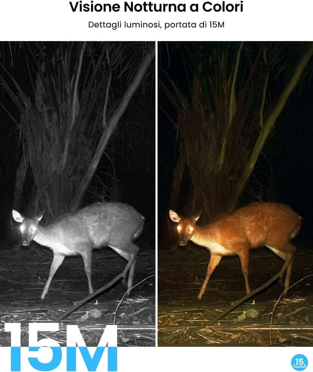 Detalle de ANRAN Telecamera esterno 4G LTE senza fili con pannello solare, SIM e slot sigillato, 2K, PIR e audio bidirezionale (G3)