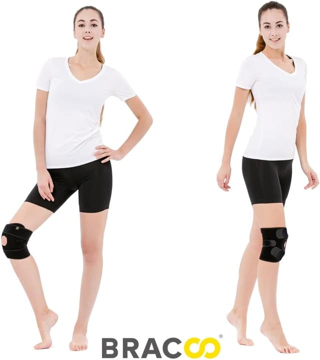 Detalle de Bracoo KS10 Bracoo Ginocchiera ortopedica regolabile in neoprene (tutore per ginocchio, unisex)