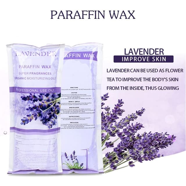 Detalle de Lavender Scented Paraffin Wax Refills (12 Pack) for Paraffin Bath Machines
