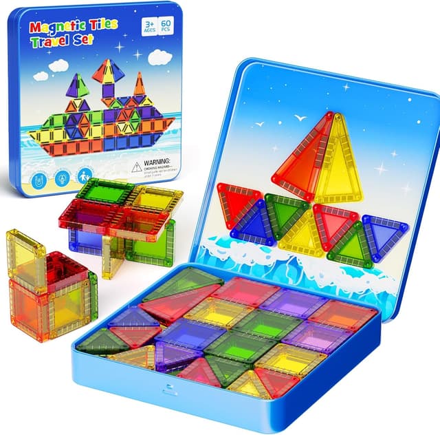 Thumbnail 6 de Travel Magnetic Tiles Glitter 42pcs set