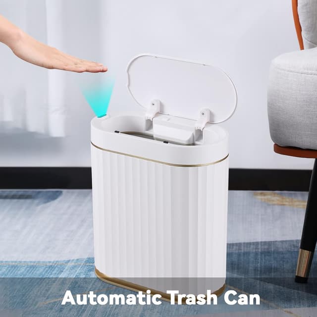 Thumbnail 6 de ELPHECO Motion Sensor Trash Can, 2 Gal 🚮