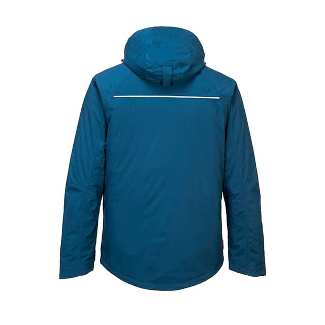 Detalle de Manteau Portwest Homme DX460 Bleu Métro, doublé et rembourré (XL EU)