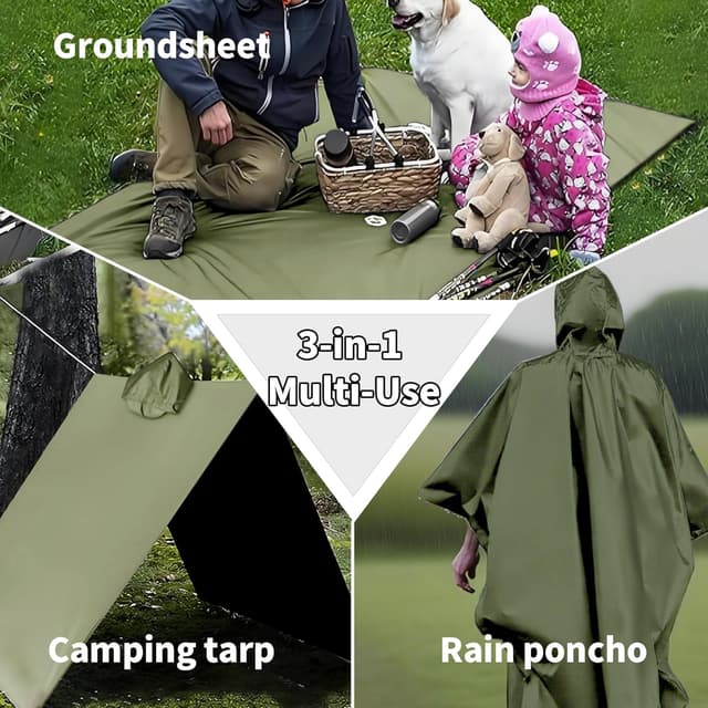 Thumbnail 5 de Keratobleem Poncho Pluie Imperméable 3 en 1