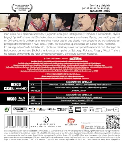 Detalle 2 de The First Slam Dunk en 4K + Blu-Ray (SELECTA VISION)