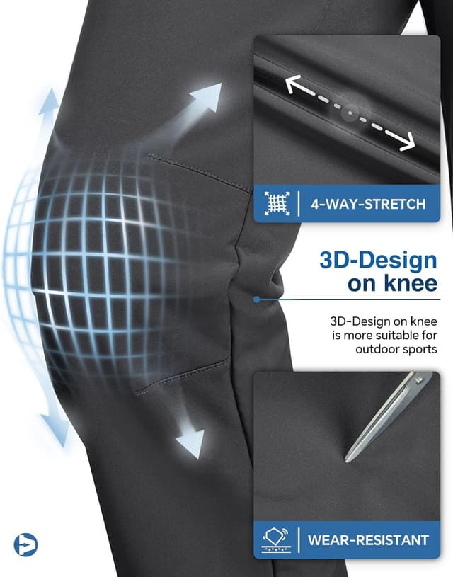 Thumbnail 2 de Outdoor Ventures Womens Winter Softshell Trousers